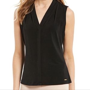Black sleeveless Calvin Klein top